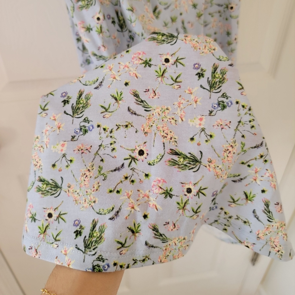 Zara Ruffled Print Dress NWT - Picture 6 of 9
